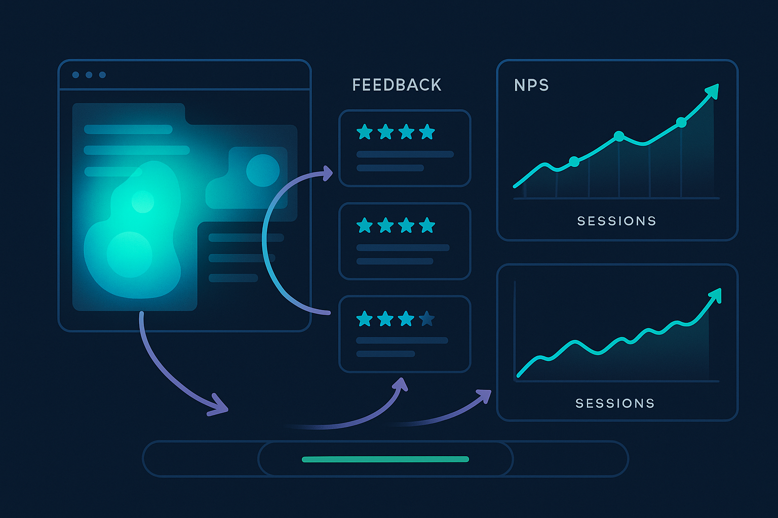 Continuous feedback loop from users
